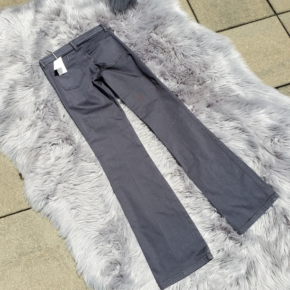 NWT Tory Burch Sabrina Flare Jeans Gray size 24